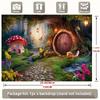 Enchanted Forest Tapestry, Fairy Tale Background Cloth, Home Decor