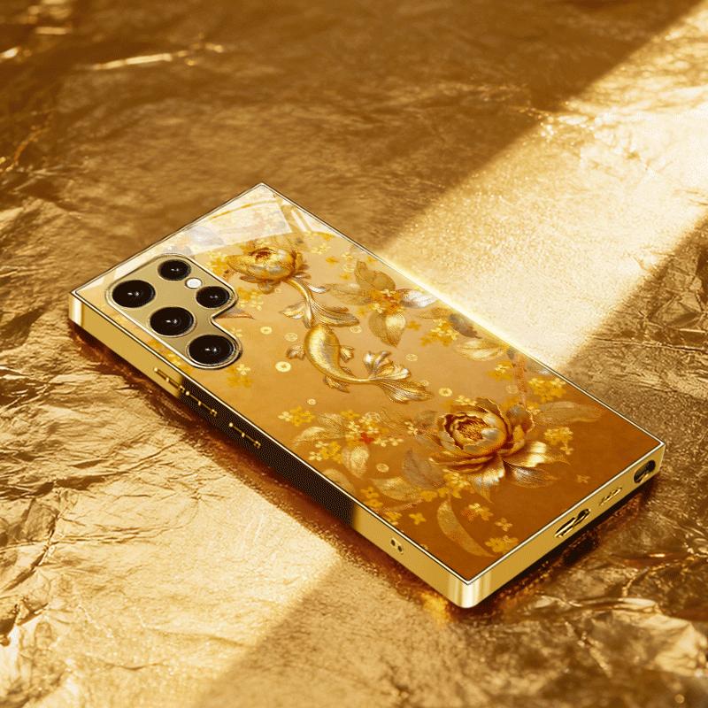 

Высококачественный чехол для телефона Электроокрашенное стекло ТПУ Чехол для телефона для Samsung Galaxy S26 S25 S24 S23 S22 S21 FE, Ultra, Plus Ударопрочный For Galaxy S26