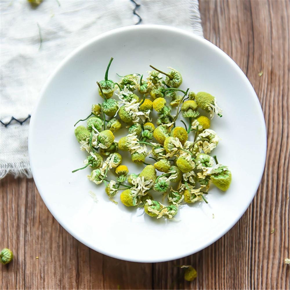 Dried Chamomile Flowers Herbal Tea Natural Calming Drink