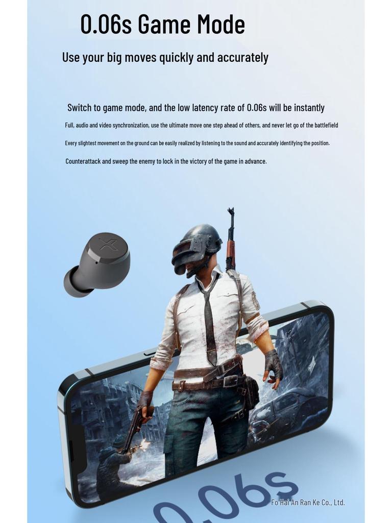 Edifier X3 AIR True Wireless Noise-Cancelling Bluetooth Earbuds - Waterproof Gaming and Sports.