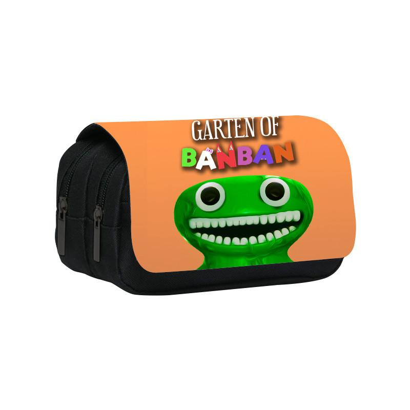 Garten Of Banban Double Layer Pencil Bag With Nylon Material For Students And School Supplies