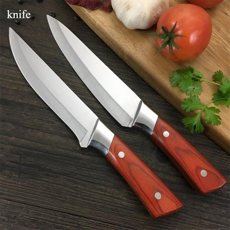 Cattle and Sheep Dividing Knife for Killing Pigs Boning Knife Sharp Knife Cutting Knife Chef's Blade Stainless Steel Peeling Knife