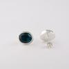 Apatite Gemstone 925 Sterling Silver Jewelry Handmade Earrings Stud 0.5" For Her EE-178-6