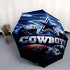 Printed Dallas Cowboys Folding Umbrella,Outdoor,Leisure,And Travel Umbrella,Durable Umbrella Fabric,Birthday And Holiday Gift