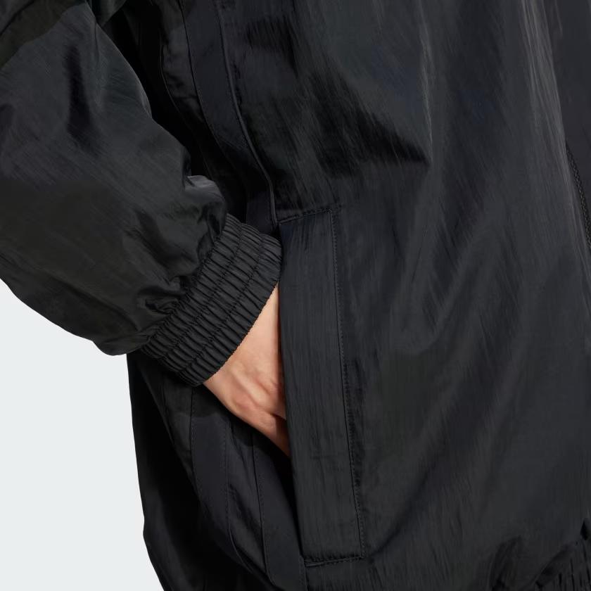 Adidas Veste de survêtement Originals Coupe ample Zippée Manches longues Veste Femme Noir IT9670