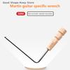 1PC 4mm 5mm Wooden Handle For Adjustment Rod Hexagonal Wrench Guitar Special Wrench Extended Version Neck Guitar Tool