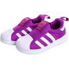 Adidas Originals Superstar 360 Comfortable Versatile Anti-Kick Durable Low-Top Walking Shoes Baby Shoes Purple S32134