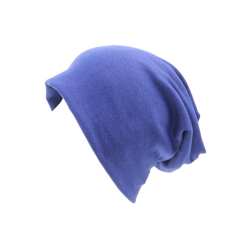 1Pc Cap Oversized Women Ladies Solid Color Mens Skateboard Slouch Beanie Hat Polyester