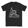 Unisex T-Shirt Ich brauche Ibuprofen Lustige Vintage Katze Kätzchen Meme Neuheit Baumwolle T-Shirt Kurzarm T-Shirts Rundhals Oberteile Geschenkidee
