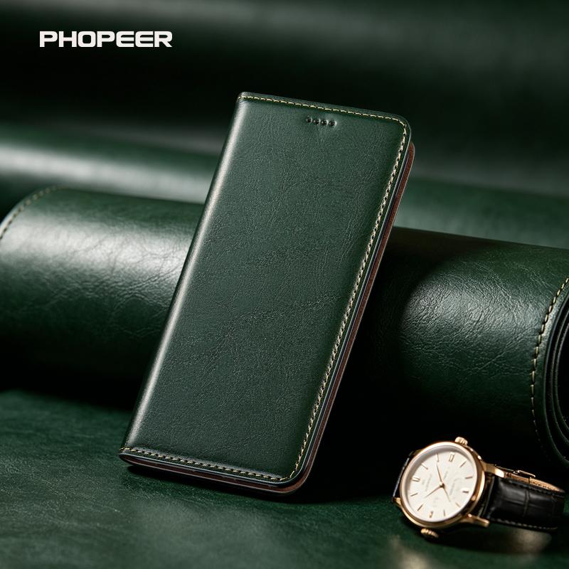 Luxury Genuine Leather Case for Xiaomi Poco X8 X7 X6 X5 X4 X3 Pro Max GT Neo 5G Horse Skin Texture Card Pack Phone Case