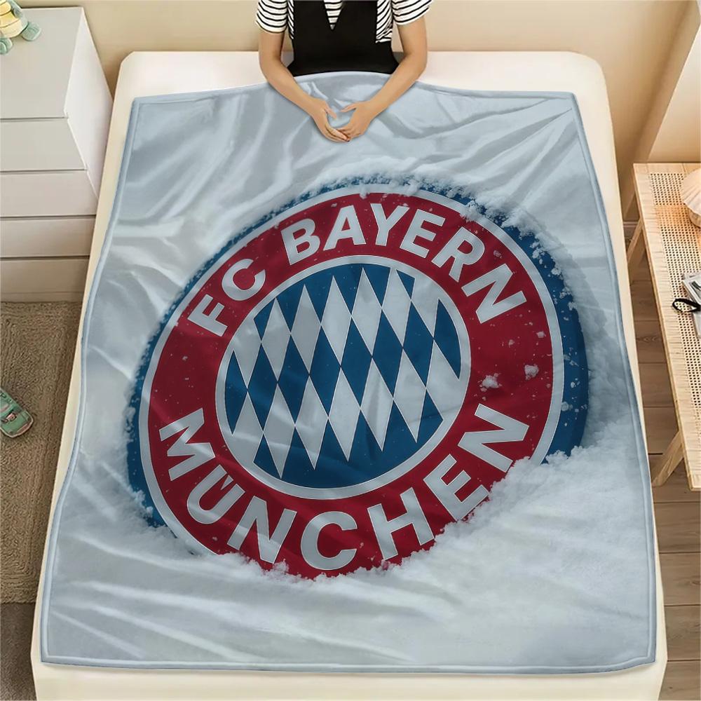 Bayern Munich Flannel Blanket, High quality Comfortable for All Seasons, Home Decor, Warmth and Comfort