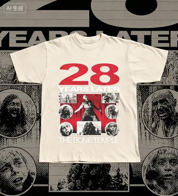 28 Years Later 2026 SpringSummer Unisexs and WOMENs Pure Cotton Fan Merchandise TShirts Comfortable HighQuality Ins Y2K S