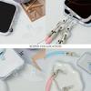 Transparent Soft TPU Phone Lanyard Gasket Detachable Anti-lost Phone Hanging Cord Strap Patch Tether Pad for IPhone Samsung