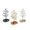 Multi-Function Alloy Jewelry Organizer Display Stand With Bird Tree Design