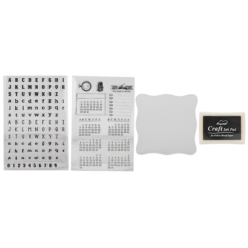 Transparent Clear Silicone Stamp  Hand Account Scrapbook Photo Album Decorative Calendar