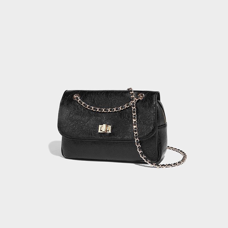 Women s Flap Chain Bag 2024 Spring/Summer New Trend High-Quality Niche French Retro Crossbody Bag