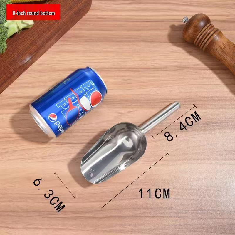 Multi-Purpose Stainless Steel Scoop for Ice, Tea, Flour, Sugar, Grains, and More