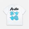Women's Crew Neck Short Sleeve Oversized Graphic Tee Casual Loose Fit Cotton Top