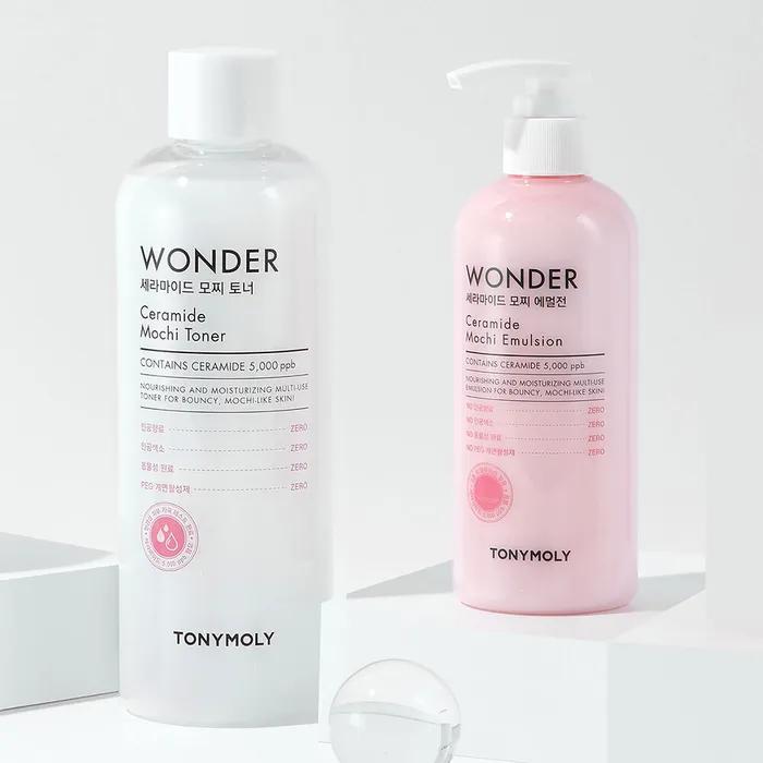 Wonder Ceramide Mochi Toner 500ml + Mochi Emulsion 300ml