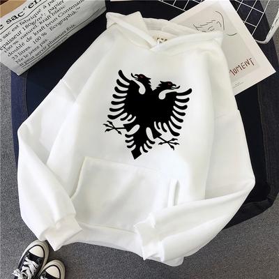 Albania Bluzy Damskie Graficzne Vintage Kawaii Streetwear Pulower Koszula z Kapturem Damskie Streetwear Bluzy