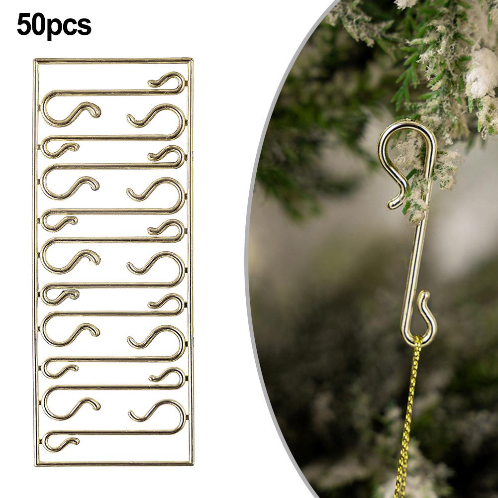 

и многоразовые крючки в форме буквы S для рождественских украшений, упаковка из 50 шт. A