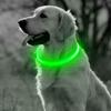 Leuchtendes LED-Hundehalsband 3/Lichtmodi Leuchtendes Nacht-Ladelicht 50 cm Prävention Haustier Wiederaufladbar Sicherheit Blinkend Leuchten DC5V USB Rot