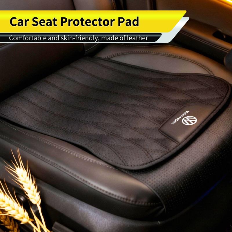 Car Leather Seat Cushion Universal Anti Slip Cover Auto Interior Accessories For Volkswagen VW Golf GTI Polo Passat Scirocco AY5