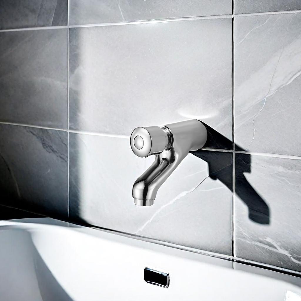 Basin Self Closing Tap Durability Faucet Single Lever