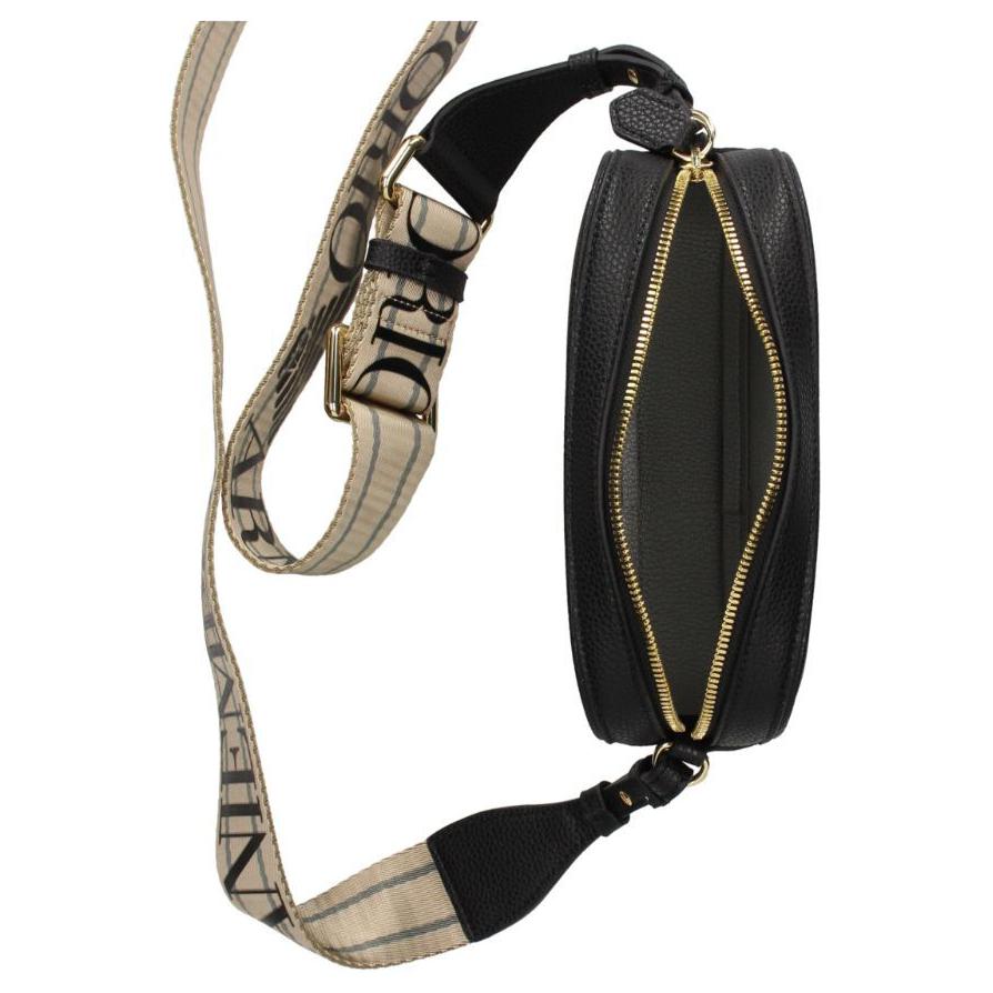 Emporio Armani Classic Printed Logo Faux Leather And Polyurethane Shoulder Crossbody Bag Unisex bags Black EW000-537AF-12103