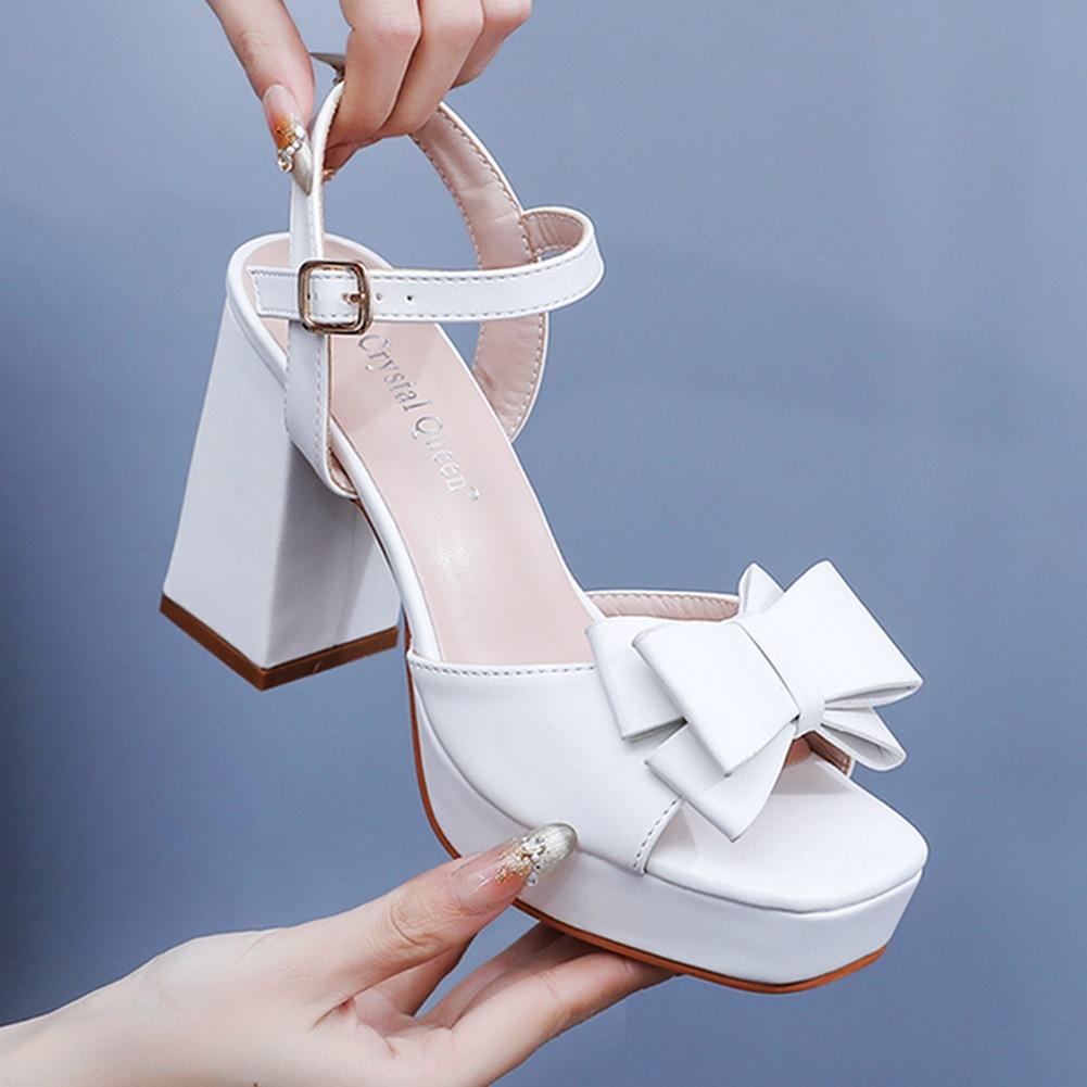 Fashion Shoes for Women Summer Elegant Women Platform Sandals Plus Size 34-42 Comfortable Non-slip Zapatos De Mujer Party Evening Shoes