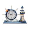 Advanced Clock Ocean Style Silent Desktop Clock Ornament Living Room Desktop Placement Clock