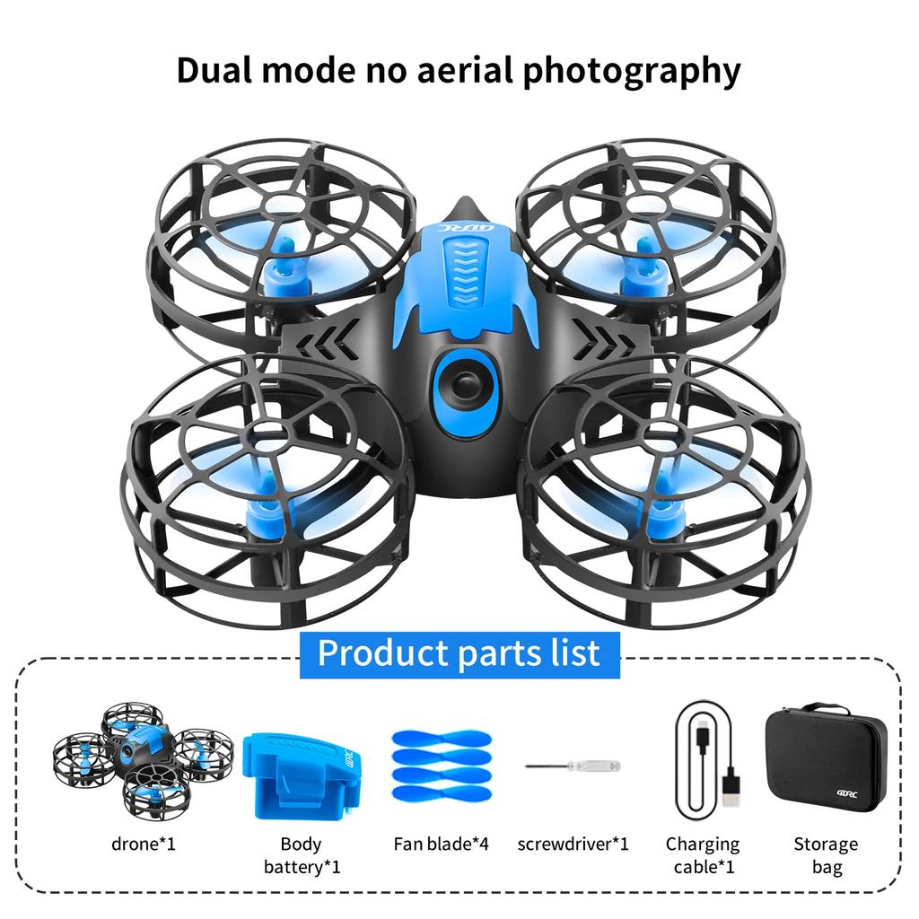 4DRC V18 Mini Drone Headless Mode RC Dron 360° Flip Height Keep Drones Helicopter Remote Control Quadcopter Kids For Kids Gifts