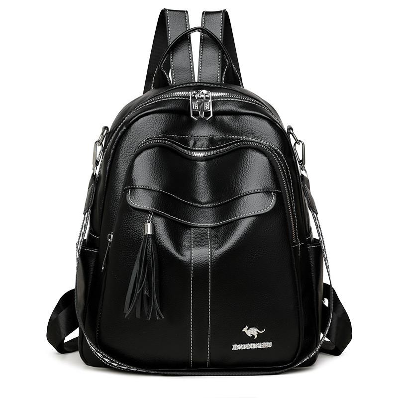 IELGY Ladies Backpack Retro PU Commuter Water Repellent Dirt Resistant Backpack