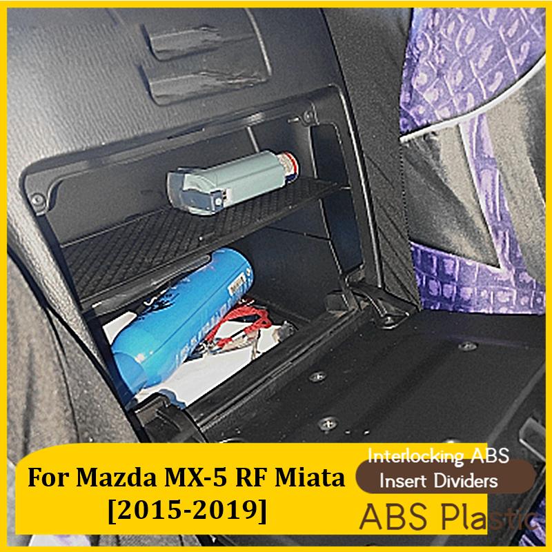 Secondary Storage Box for Mazda MX-5 MX 5 MX5 ND 2016~2019 Center Console Organizer Tray Car Central Armrest Styling Accessorise