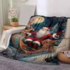 1Pc Santa Claus Moonlight Blanket Soft And Comfortable Casual Warm Camping Travel Christmas Halloween Gift M921245