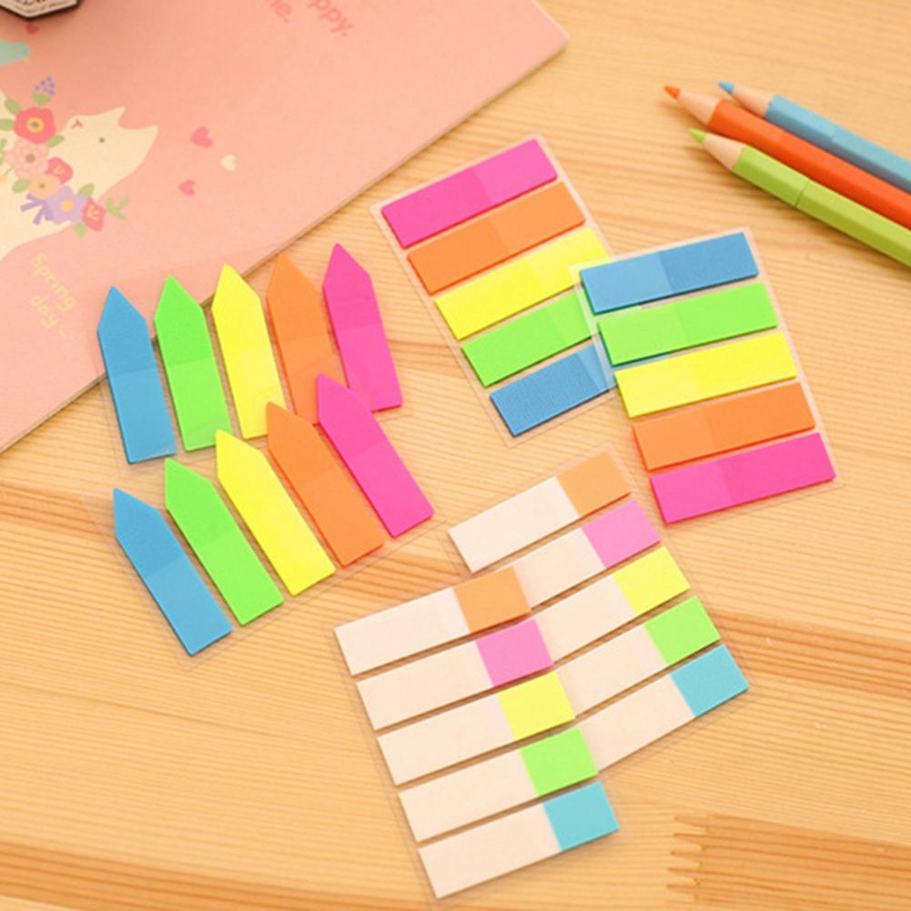 Adhesive Index Category Sticker Label Sticky Note Bookmark Divider (Full Color)
