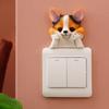 Decorations Animal  Wall Switch Stickers Resin Switch Accessories  Entrance Decoration