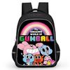 The Amazing World Of Gumball High Definition Printed Anti-Hunchback Wear-Resistant Schoolbag