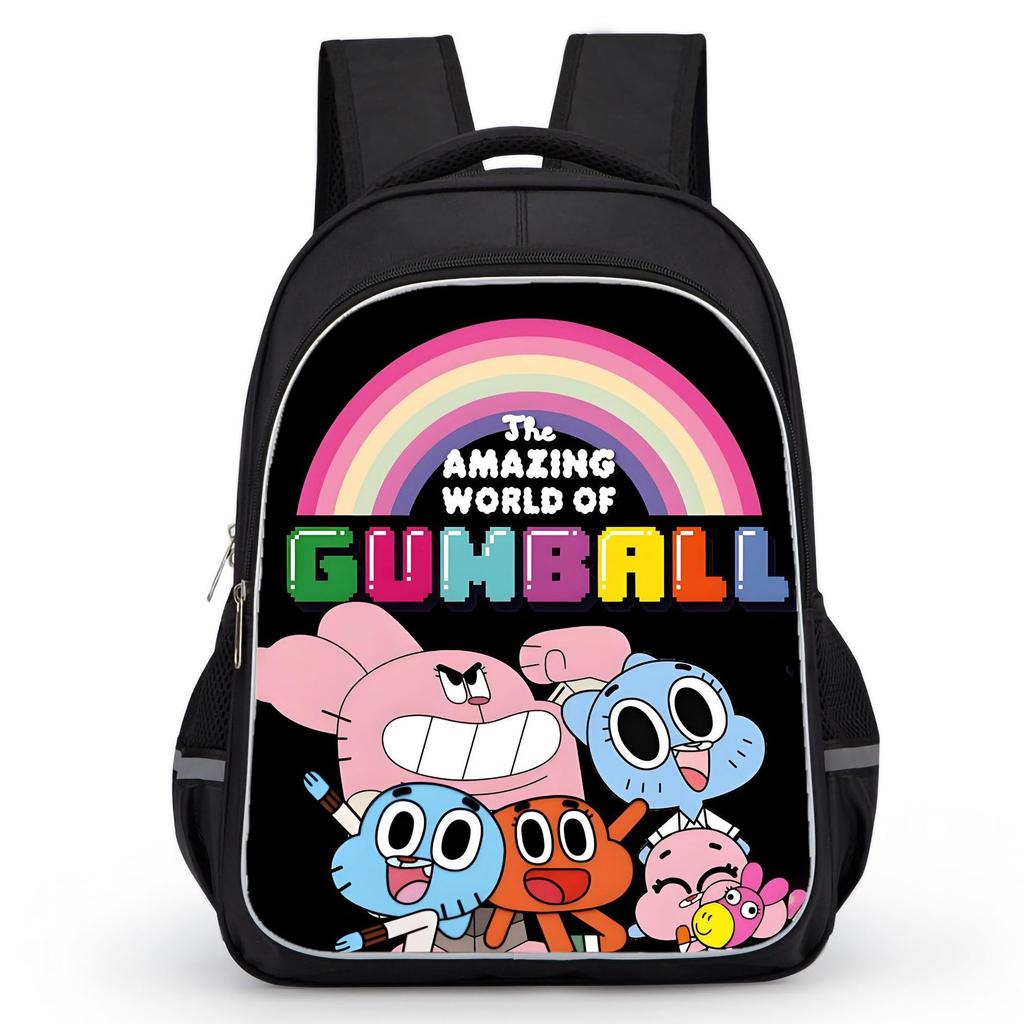 The Amazing World Of Gumball High Definition Printed Anti-Hunchback Wear-Resistant Schoolbag