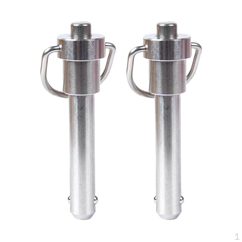 

2 шт. быстросъемные штифты с шариковым фиксатором, штифт из нержавеющей стали 15 мм