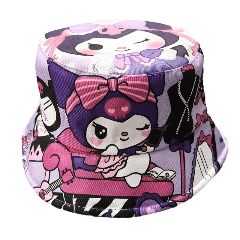 Adorable Anime Children's Fisherman Hats Bucket Hat for Women Men Lightweight Outdoor Travel Fishing Hat