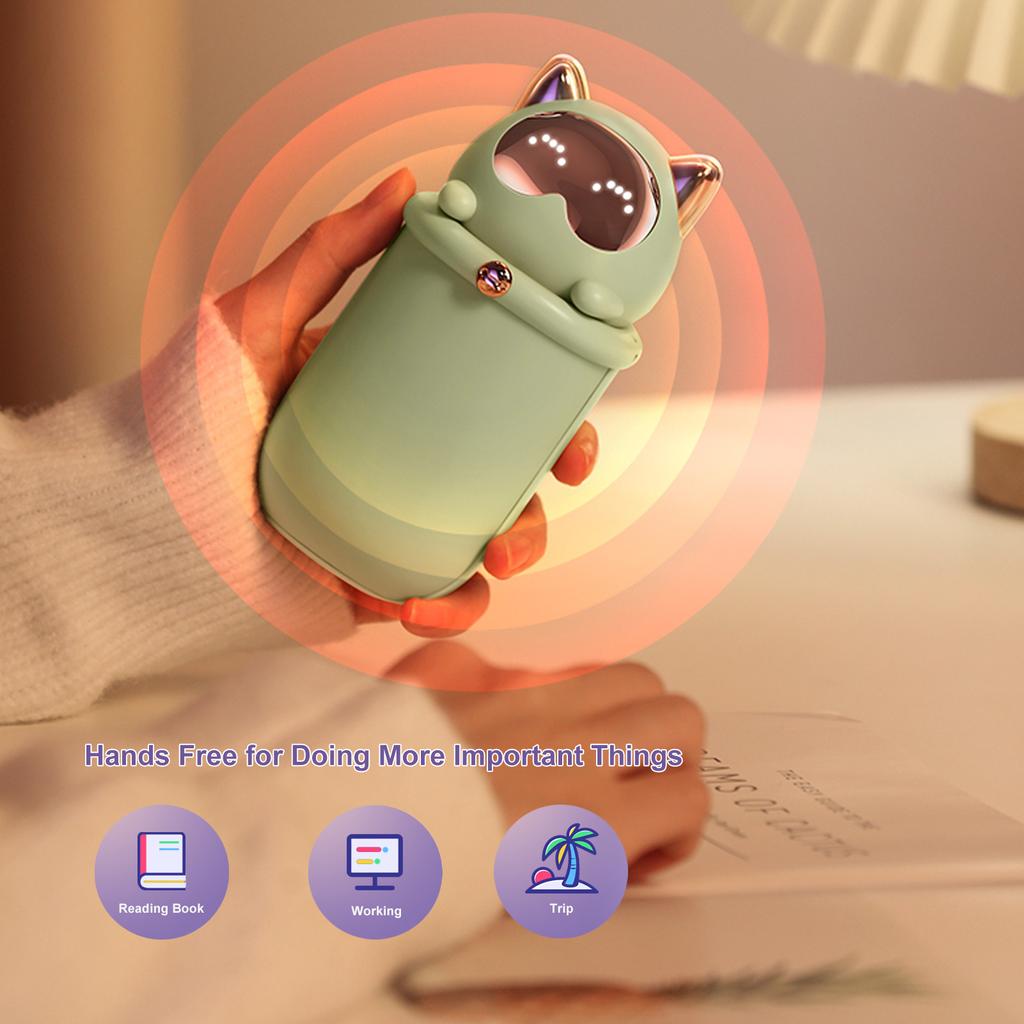 Mini 10000 mAh elektryczny ogrzewacz do rąk P-ower B-ank 2 regulowane poziomy ogrzewania / wyświetlacz LED / 6