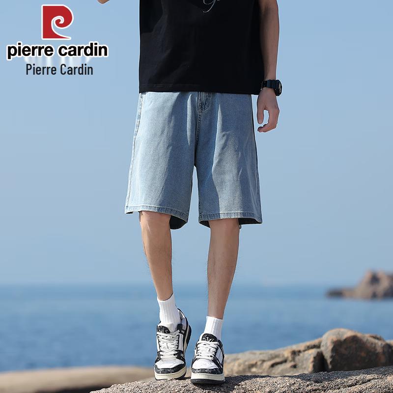 Pierre Cardin Men s Tencel Blend Cooling Denim Shorts 30