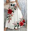 2026 Spring/Summer Women's Half Length Skirt Printed Elegant Elastic Waist, Different Country Fake Wind Beach Skirt Women's Wear