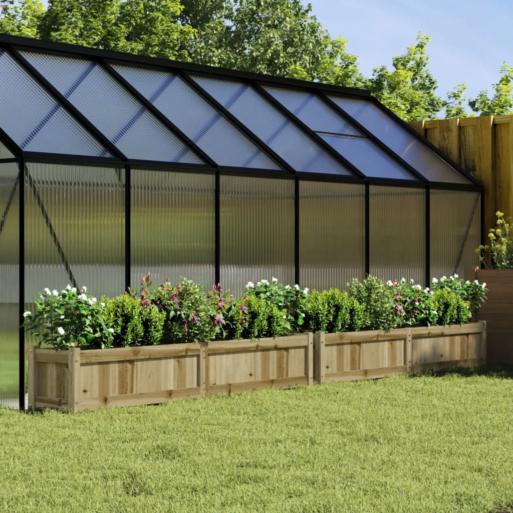 Vidaxl Gartenpflanzkübel, 2 Stück, Imprägniertes Kiefernholz