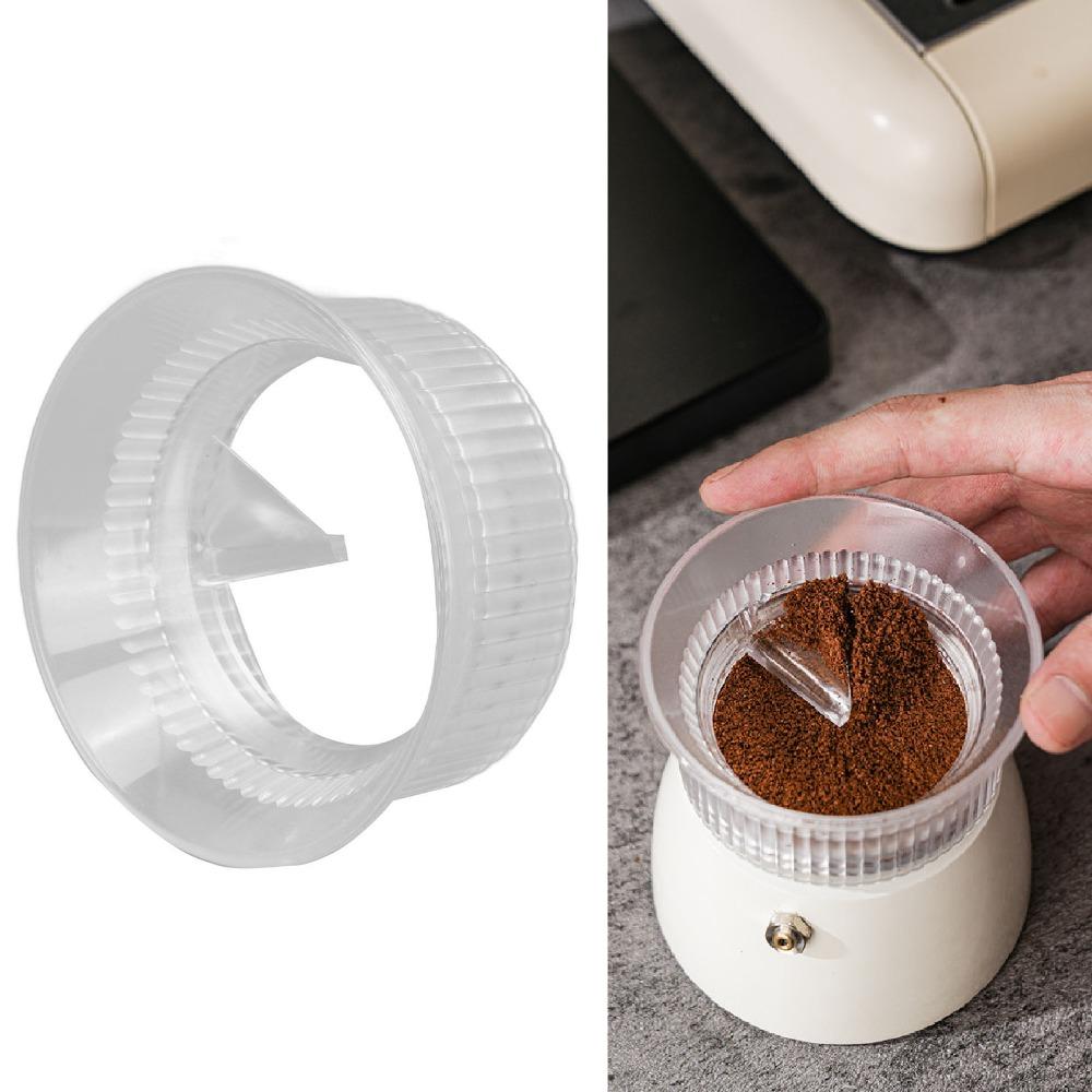 Single Dual Valve Compatible Moka Pot Dosing Funnel Stovetop Coffee Making