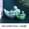 Abstract Sculpture Elegant Yoga  Woman Resin Art Bedroom Living Room Home Decoration