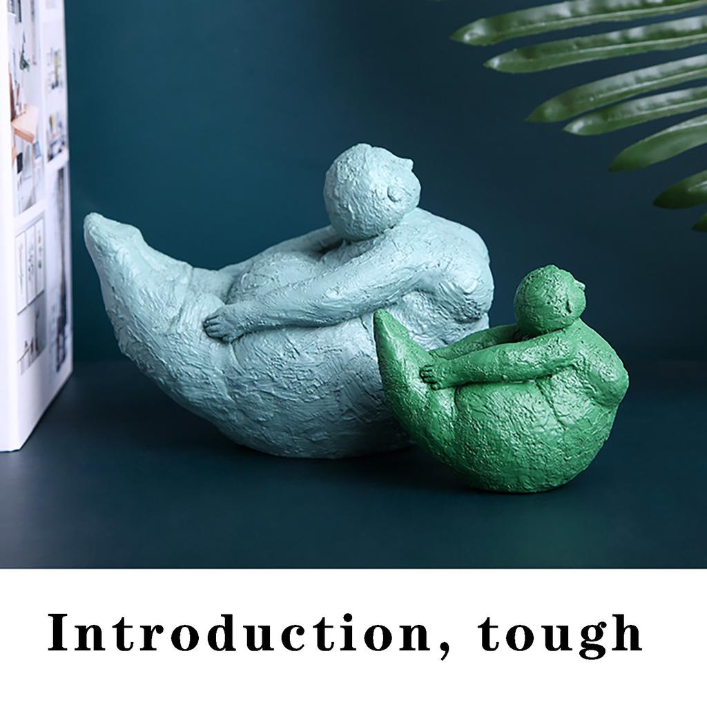 Abstract Sculpture Elegant Yoga  Woman Resin Art Bedroom Living Room Home Decoration