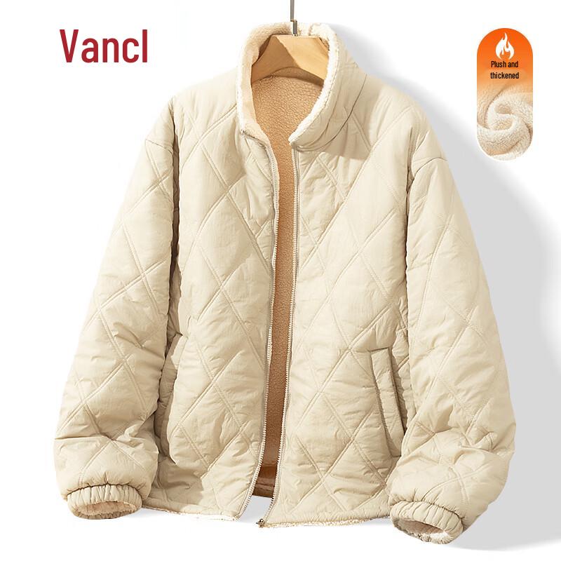 VANCL Men's Winter Padded Quilted Stand Collar Jacket