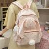 Schoolbag Polka Dot Japanese Ins Versatile Travel Backpack Small Female Student Lightweight High Value Research Backpack Small School Bag